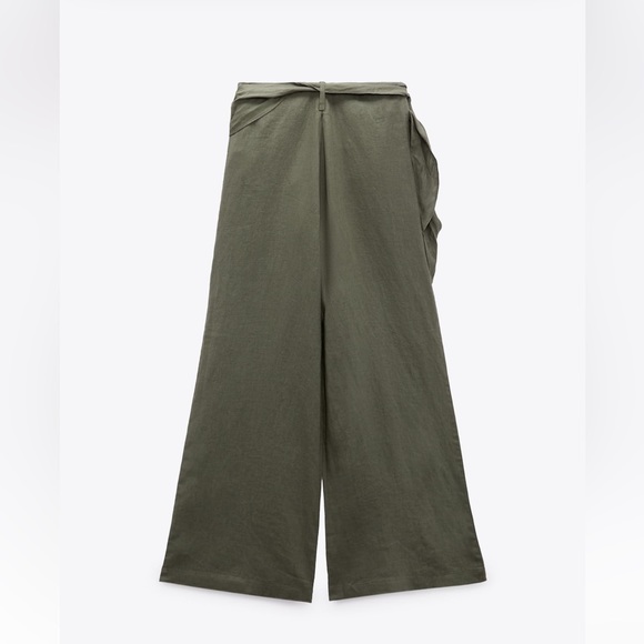 Zara Linen pareo pants - Picture 4 of 5